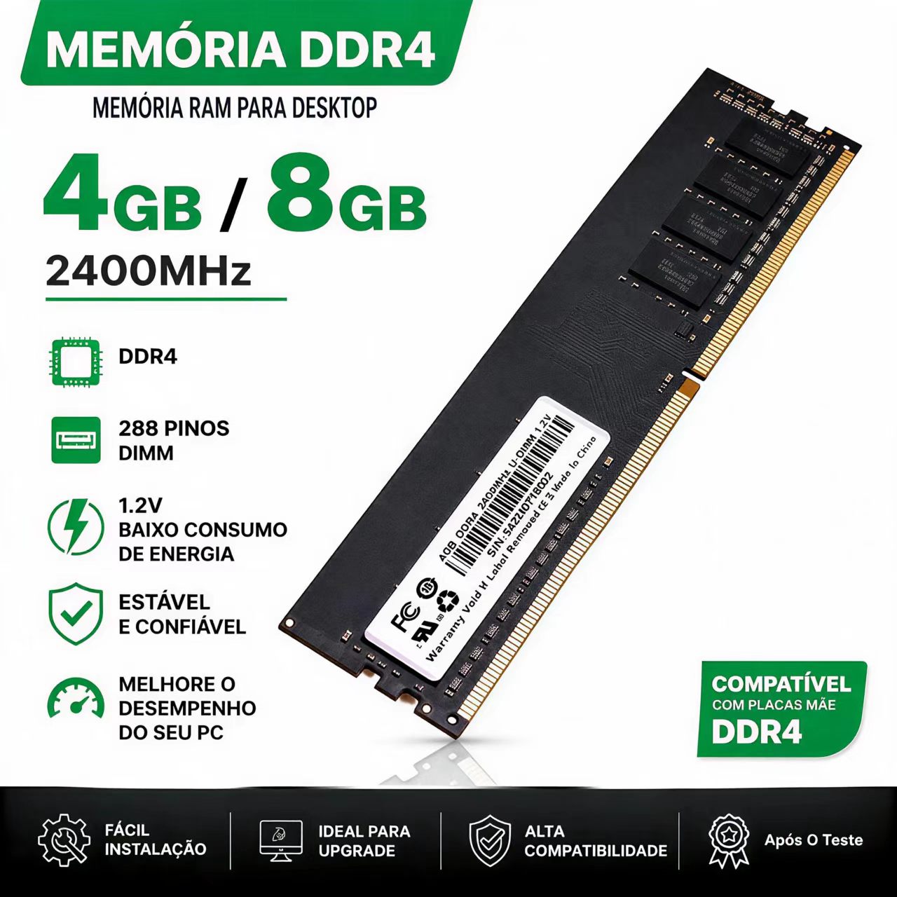 Ddr4 3200 16Gb - DDR4 RAM 4GB 8GB 2400MHz Masaüstü